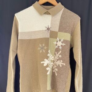 Vintage winter Holiday woman’s sweater
